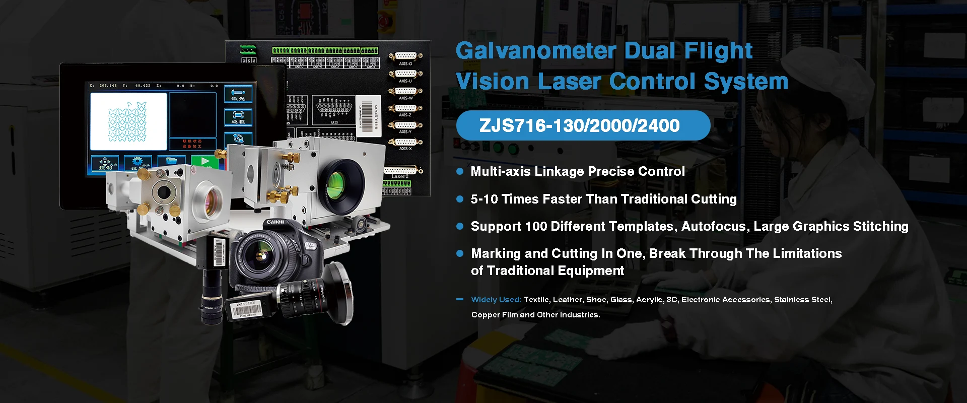 China Galvanometer dualthy Vision Viser Control System